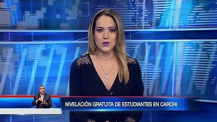 Carchi: Implementan clases de nivelación gratuita