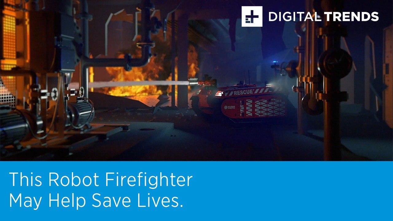 Fire Fighting Robot May Soon Save Lives