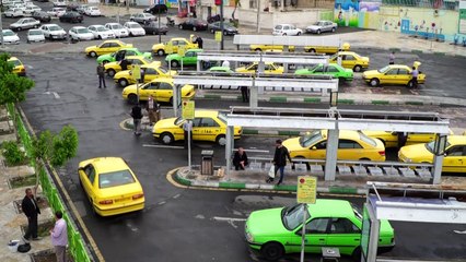 Virus drives Tehran cabbies around the bend