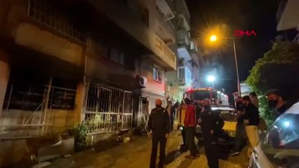 İzmir'de yangın 1 kişi dumandan etkilendi