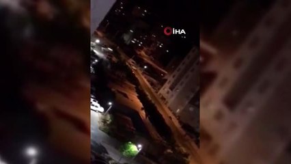 Polisle motosikletli şahıs arasındaki kovalamaca kamerada