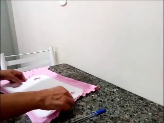 MÁSCARA DE PROTEÇÃO SEM COSTURA E MUITO FÁCIL DE FAZER/Núbia Sales