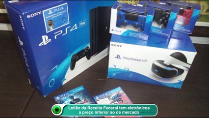 Leilão da Receita Federal tem eletrônicos a preço inferior ao de mercado