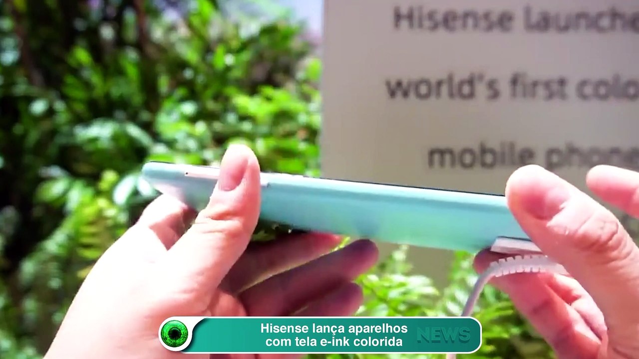Hisense lança aparelhos com tela e-ink colorida