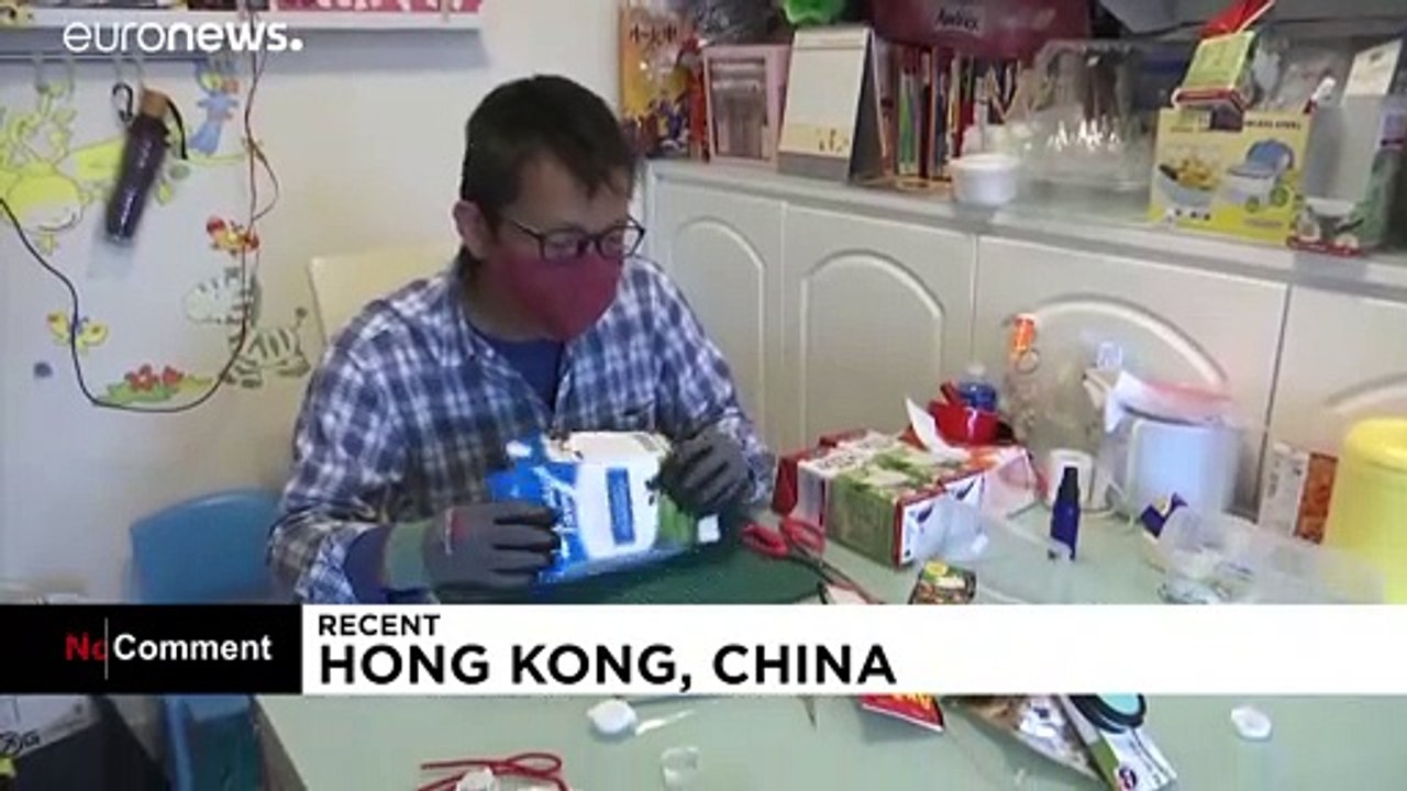 Upcycling: Aus Milchtüte wird Mundschutz