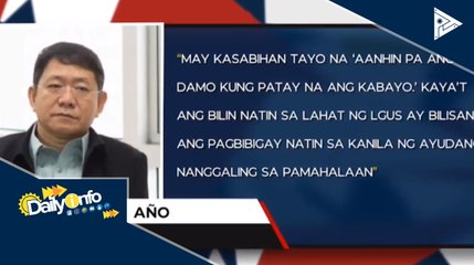Pamamahagi ng SAP, pinabibilisan ng DILG