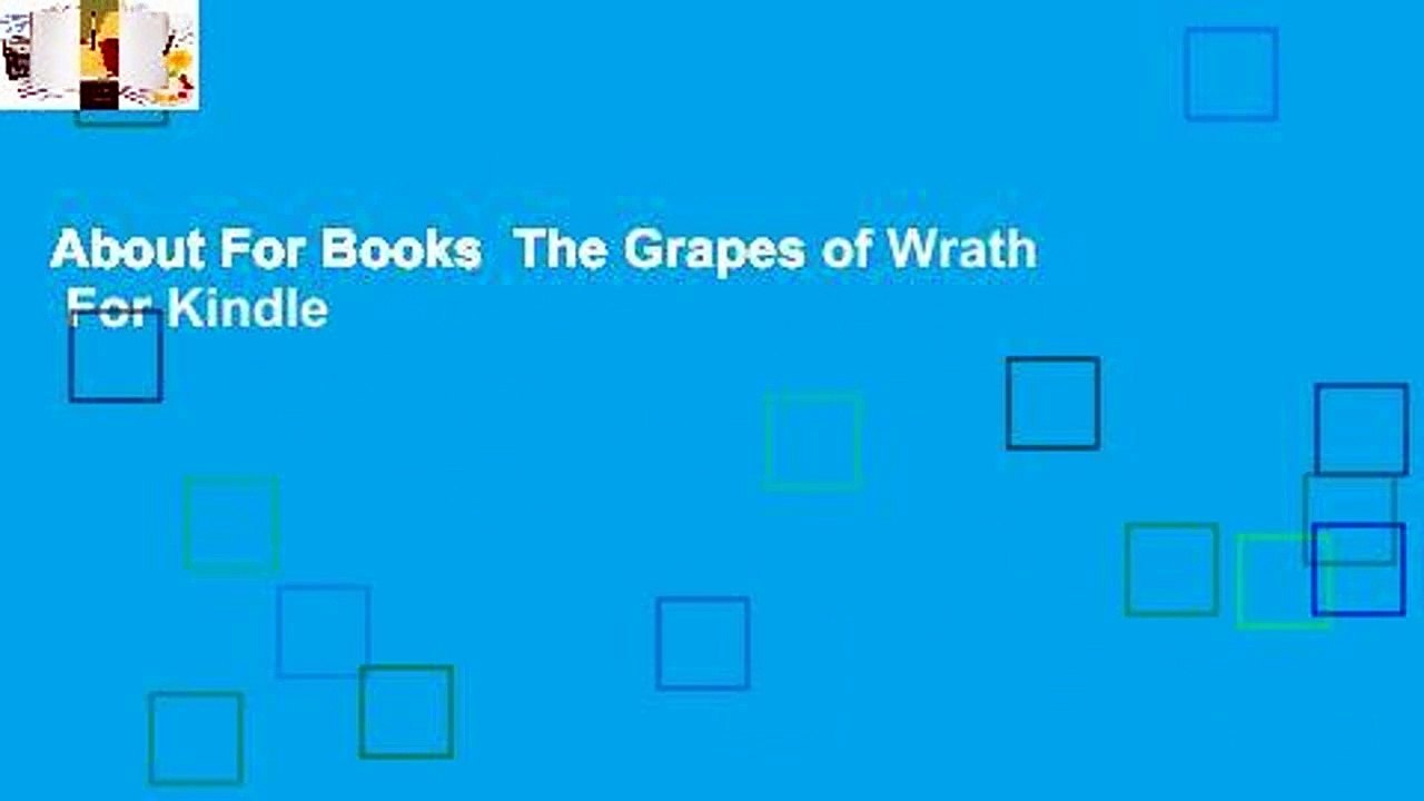 About For Books  The Grapes of Wrath  For Kindle