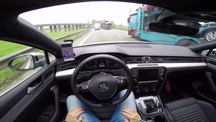 Vw passat otonom pov driver