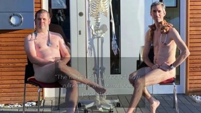 German doctors pose naked in protest at PPE shortages | German GPs post naked selfies to draw attention to workers on frontline without protective equipment