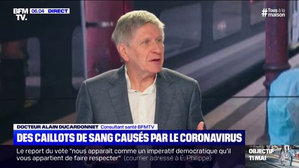 Le coronavirus peut aussi causé des caillots de sang