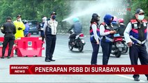 Hari Pertama PSBB Surabaya Raya, Jumlah Kendaraan Sudah Menurun?