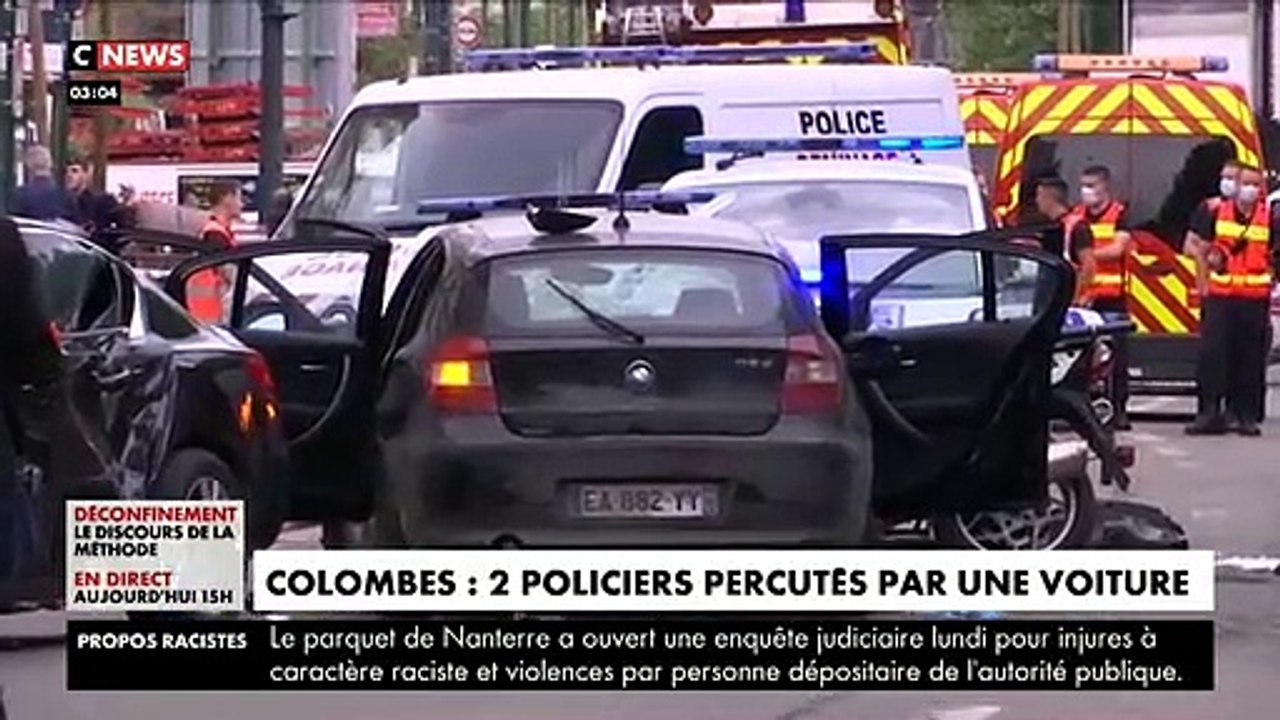 Colombes : Que sait-on ce matin sur l'individu qui a percuté volontairement des policiers hier soir ? Il affirme "avoir percuté les policiers en représailles à la situation en Palestine"