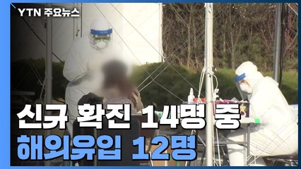 어제 신규 확진 14명 중 해외유입 12명 / YTN
