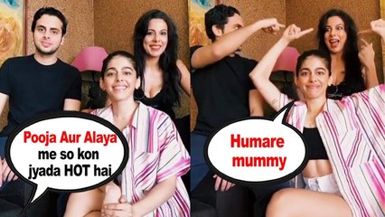 Alaya Furniturewala FUNNY Viral video, Having Fun with mother Pooja bedi and brother, #Funnytiktok