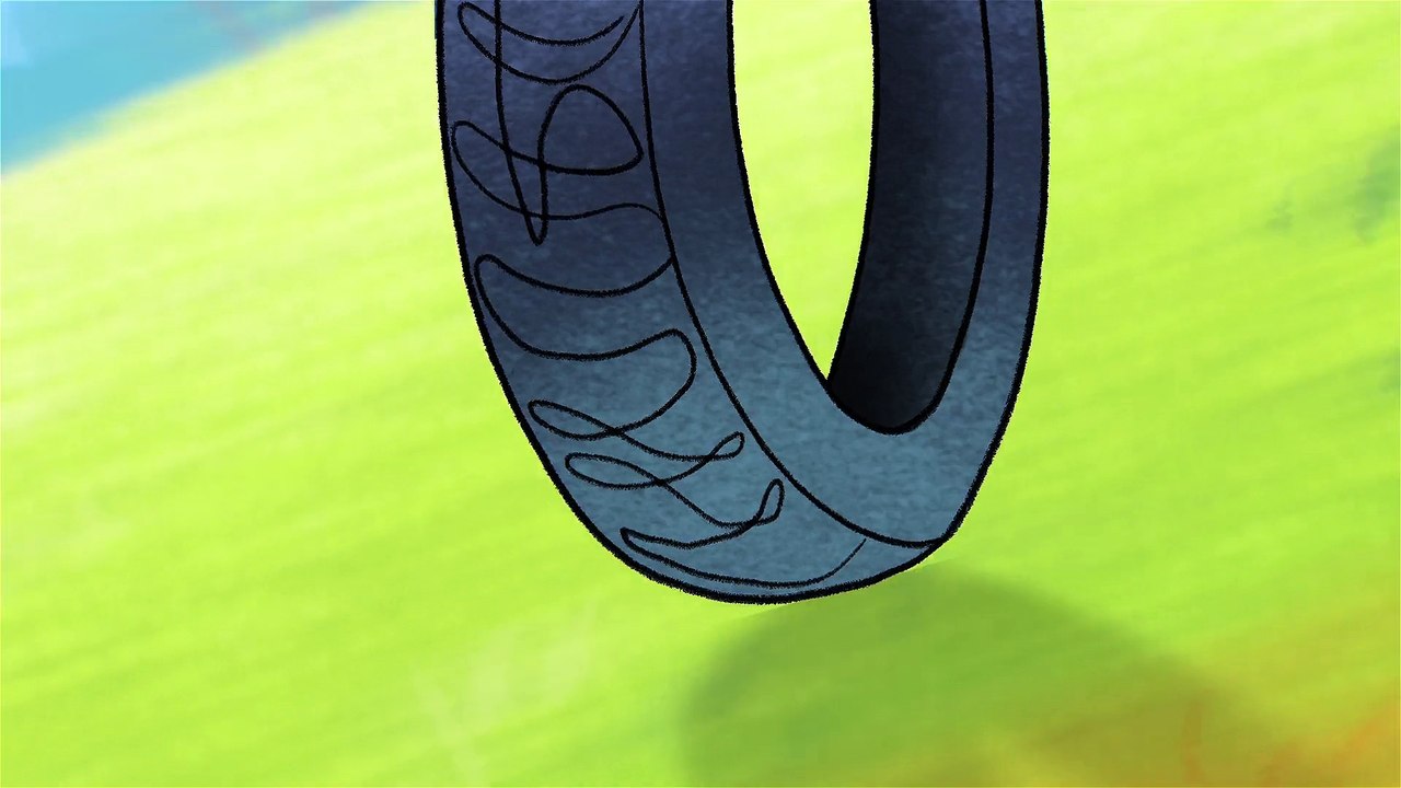 Akili Kids!TV Station ID: Kids playing tyre