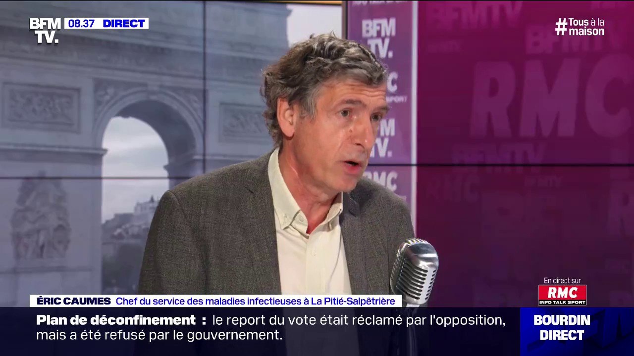 Éric Caumes: "Je pense qu'il ne faut pas réouvrir les écoles (...) mais compte-tenu du facteur social je comprends qu'on les réouvre"