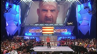 - Goldberg takes out Triple H- Raw, Sept. 15, 2003_tFSX8IL8rts_1080p