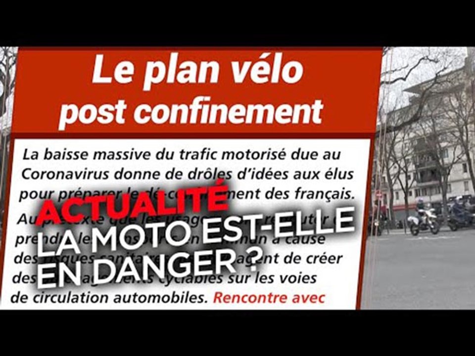 Deconfinement - vous serez a velo ou a moto _
