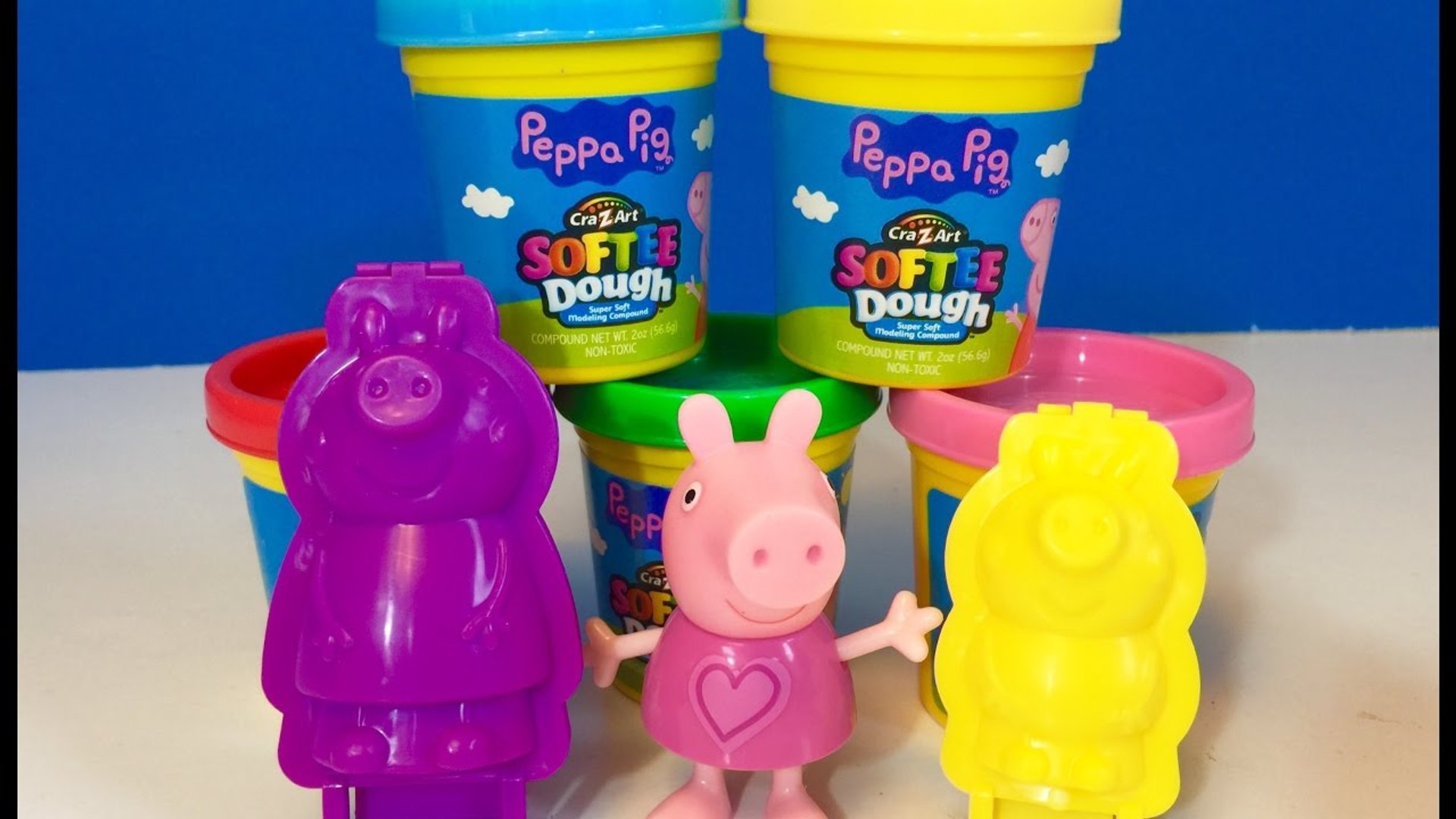 peppa pig softee dough set