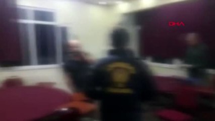 İSTANBUL-ÜMRANİYE'DE AÇIK OLAN KAHVEHANEYE BASKIN