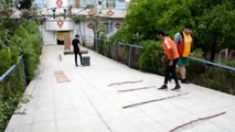 Silopi'de sporcular, evlerinde Türkiye şampiyonasına hazırlanıyor