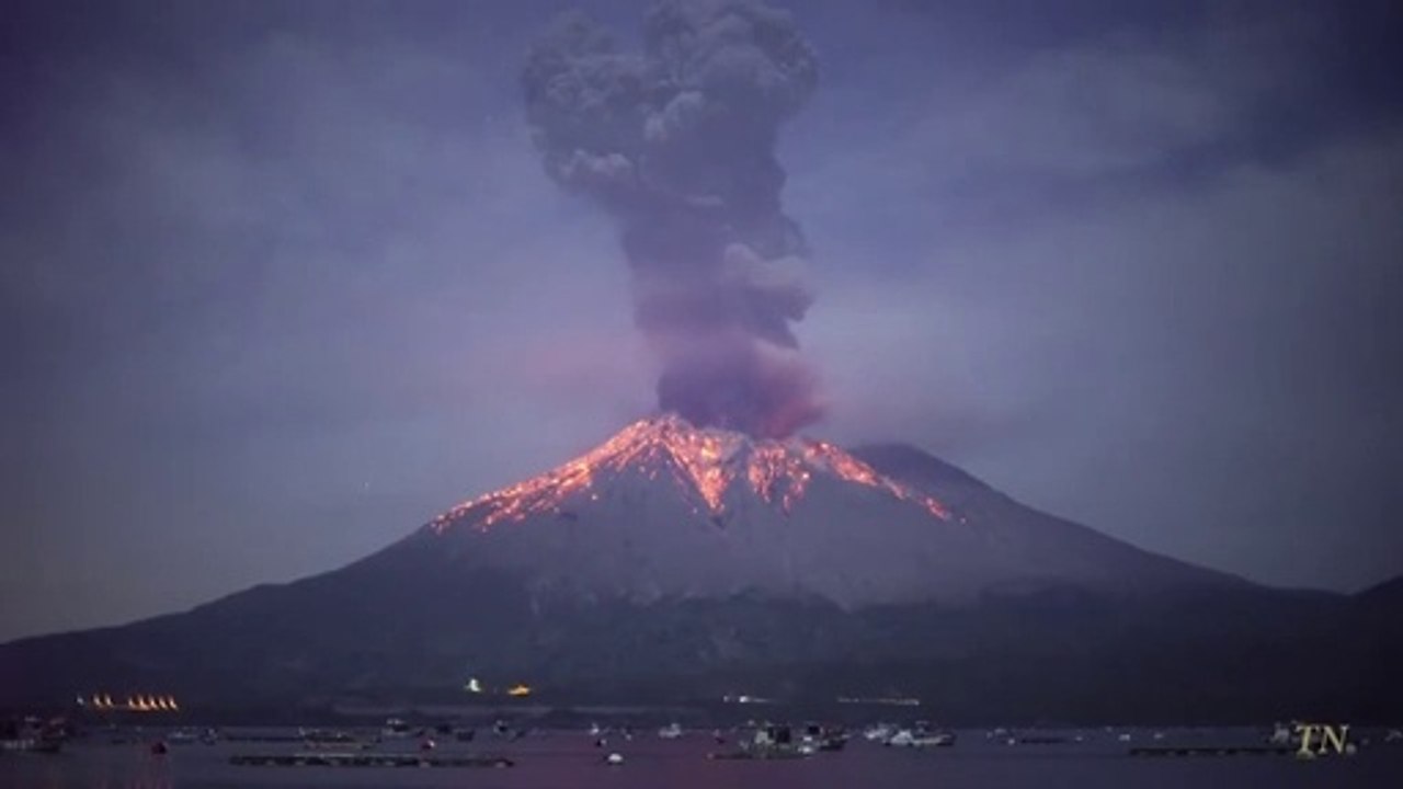 Explosive eruption of Sakurajima Volcano (JAPAN) on November 12, 2019