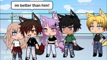 HUMAN IN A ALL WOLF SCHOOL - Gacha mini movie - GLMM