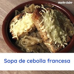 La receta de la auténtica sopa de cebolla