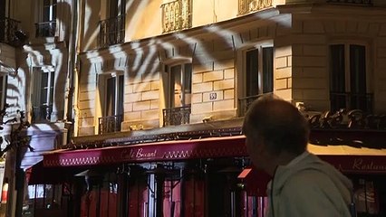 Dans les rues de Paris, la nuit, des zèbres et des poissons... en hologrammes