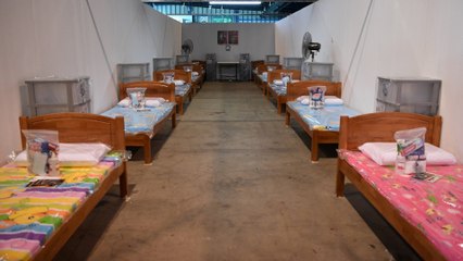 Singapore uses convention centre as hospital for coronavirus patients as cases surge