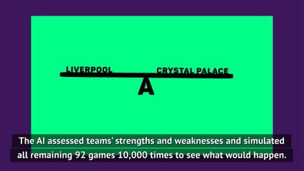 Stats Perform uses AI to predict final Premier League standings