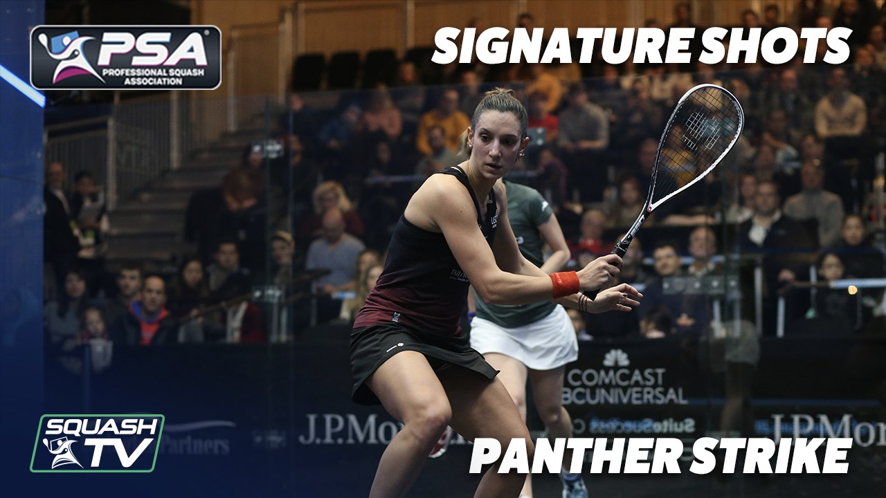 Squash: Signature Shots - Camille Serme - Panther Strike!