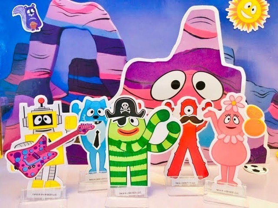 Yo Gabba Gabba Gang 5 Set: Muno Brobee Toodee Foofa & Plex