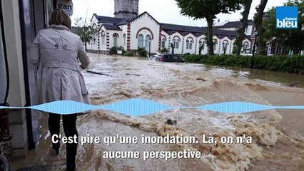 Le confinement après l'inondation pour les commerces de Salies-de-Béarn