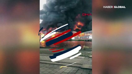 Gökyüzünü kara dumanlar kapladı