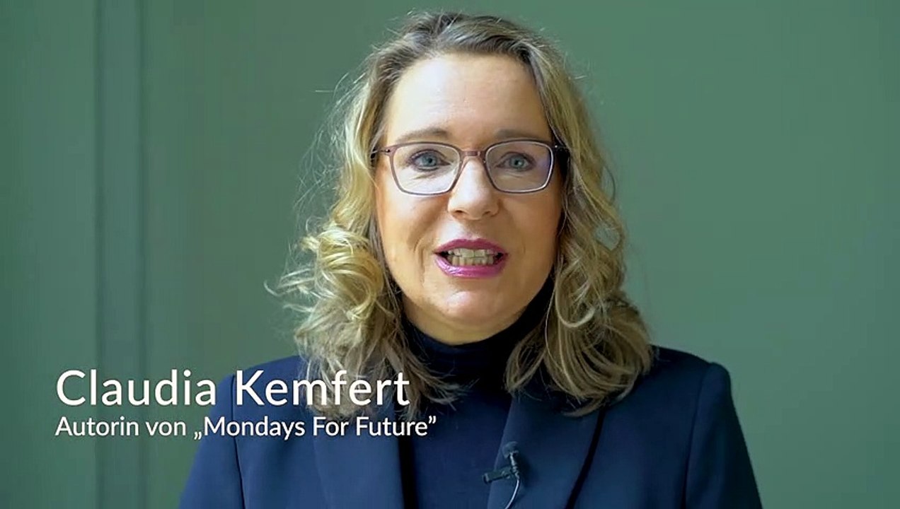 Claudia Kemfert über ihr Buch 'Mondays for Future' (Murmann Verlag)