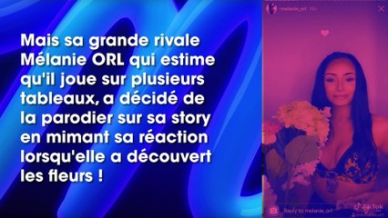 Maeva Ghennam  Melanie ORL la parodie suite au cadeau de Greg, la guerre semble déclarée