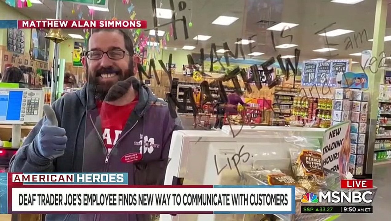 A deaf grocery store worker in the era of COVID masks
