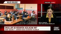 Okullar ne zaman açılacak, sınıf geçme nasıl olacak? Perde arkasını Dicle Canova anlattı