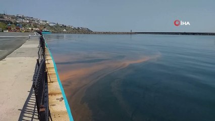 Marmara Denizi bir kez daha turuncu renge büründü