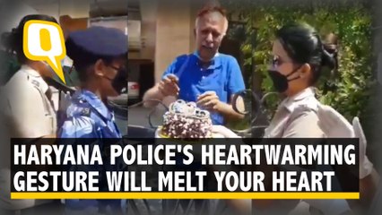 Download Video: Army Veteran Breaks Down on Getting Surprise Birthday Cake From Haryana Police