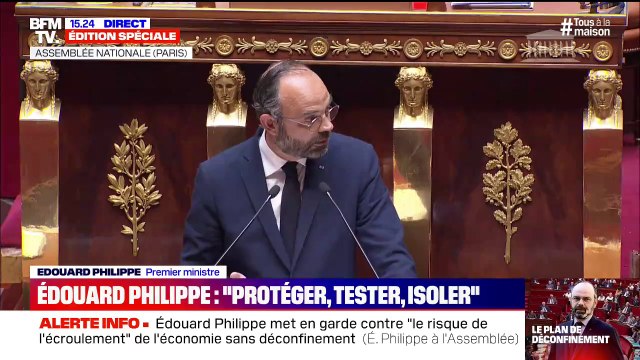 Edouard Philippe annonce au moins 700.000 tests sérologiques par semaine à la sortie du confinement