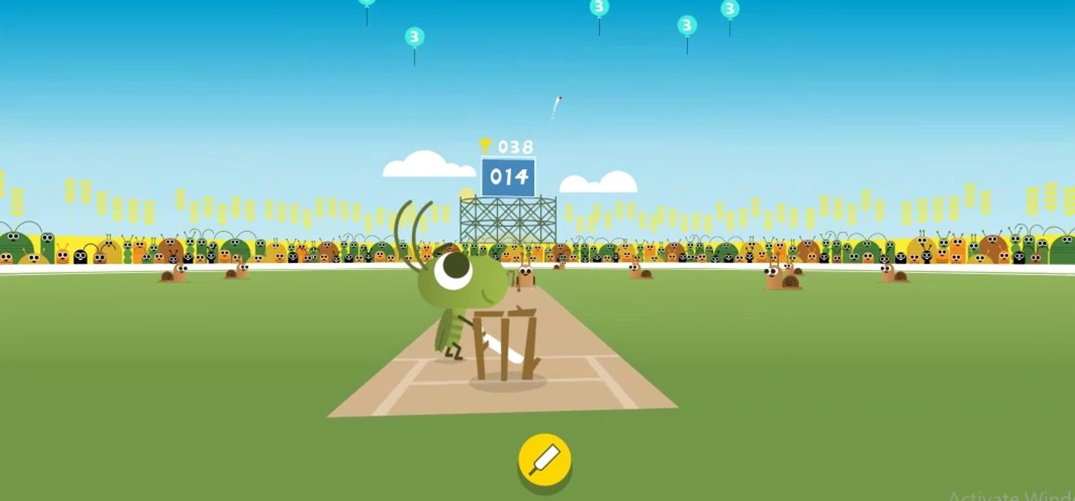 google doodle cricket 2017 | doodle games in hindi | cricket game 2017