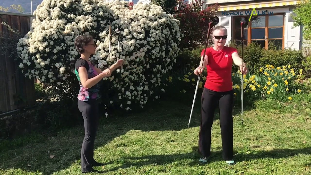 NordicWalkin 2020 - Vidéo atelier 7 - Exercices Marche Nordique