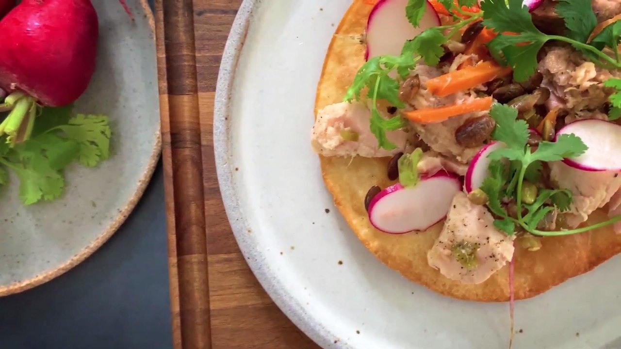Tuna Escabeche Tostadas