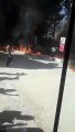 انفجار على طريق راجو في مركز مدينة عفرين يوقع قتلى وجرحى.
