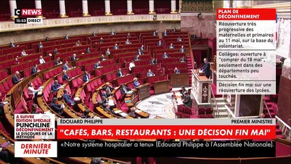 "Les grands musées, les cinémas, les théâtres et les salles de concert ne pourront pas rouvrir" Edouard Philippe