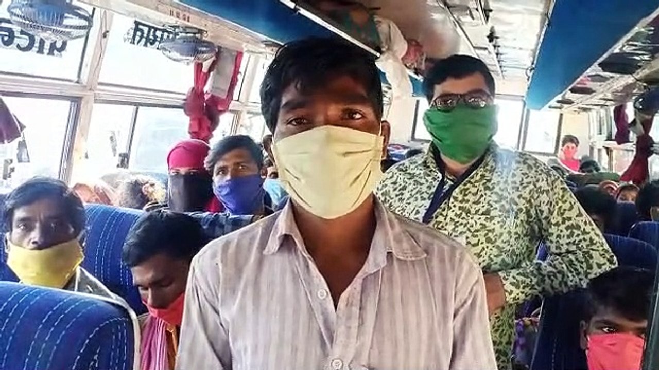 अन्य प्रदेशों में फंसे मजदूरों को पहुंचाया जा रहा अपने घर