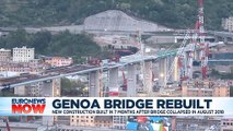 Completion of Genoa bridge shows 'Italy will not allow itself to be beaten', says PM Giuseppe Conte