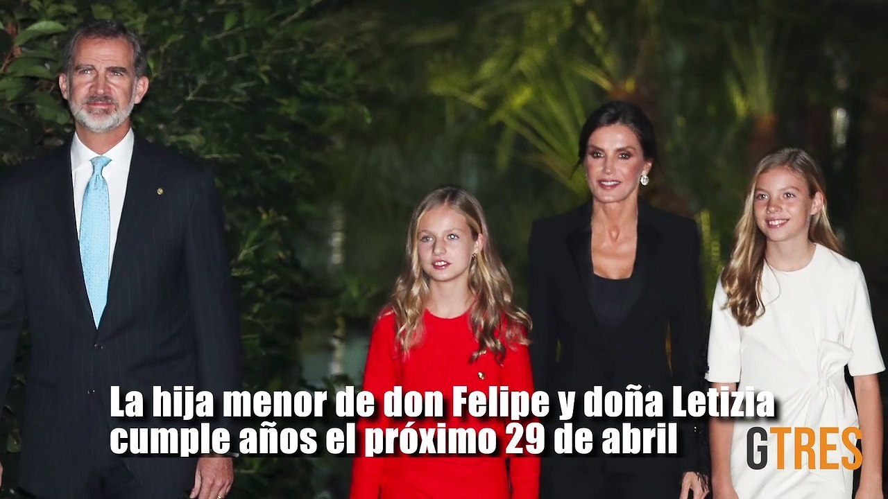 El cumpleaños más atípico de la infanta Sofía